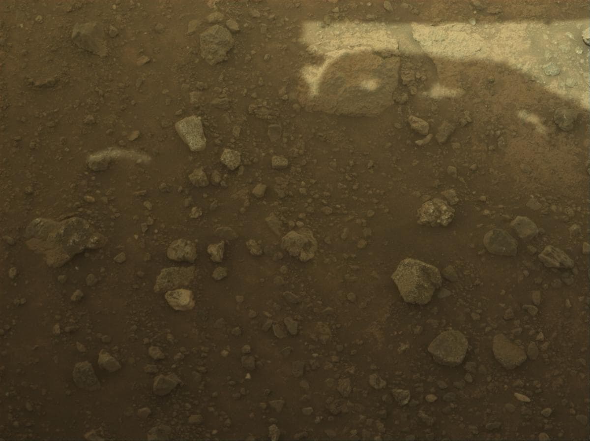 Mars image captured by FRONT_HAZCAM_RIGHT_A on Perseverance