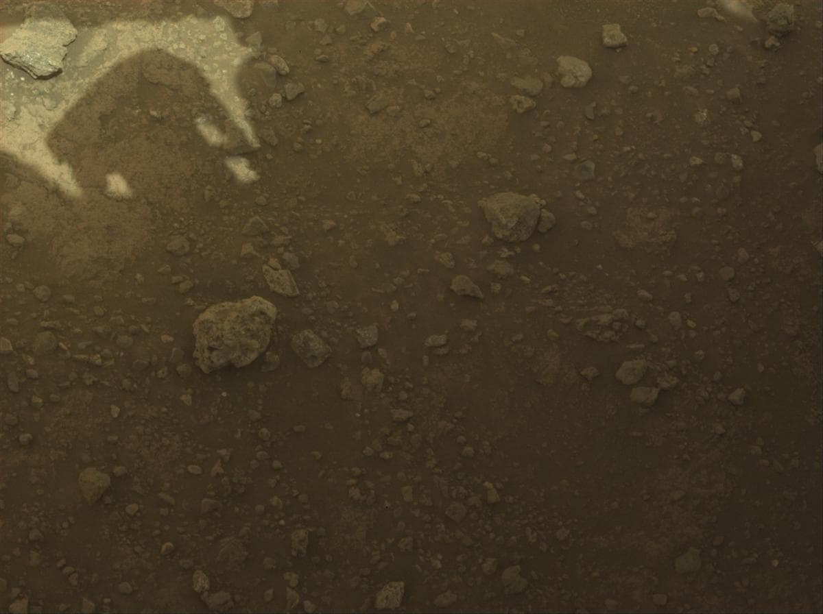 Mars image captured by FRONT_HAZCAM_RIGHT_A on Perseverance
