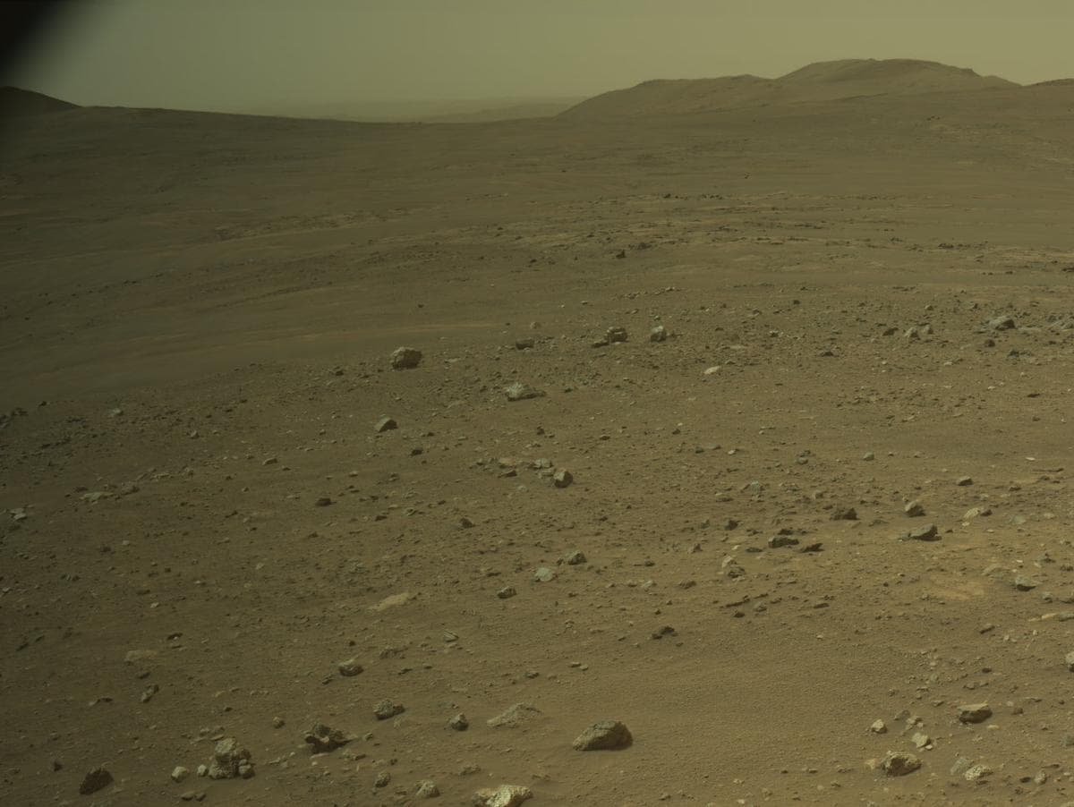 Mars image captured by NAVCAM_LEFT on Perseverance