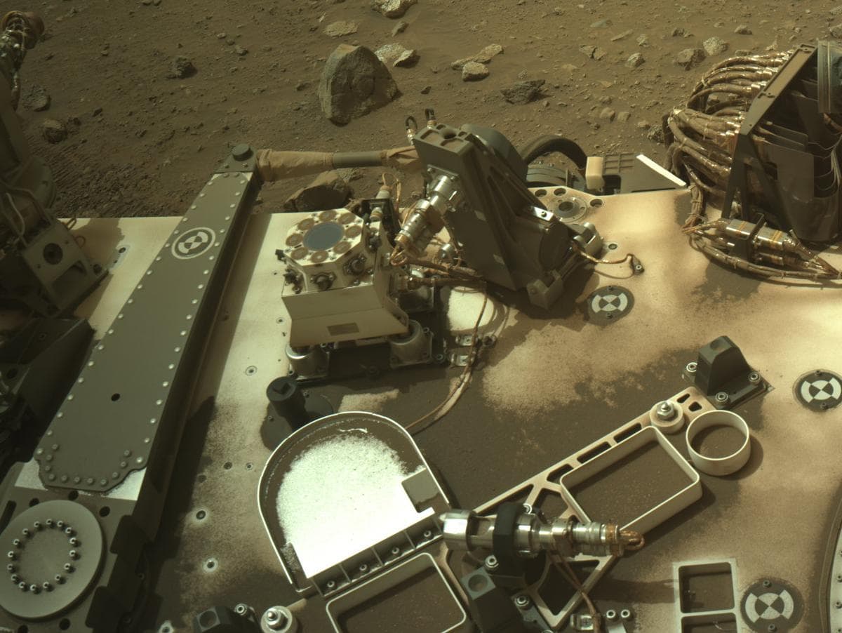 Mars image captured by NAVCAM_LEFT on Perseverance