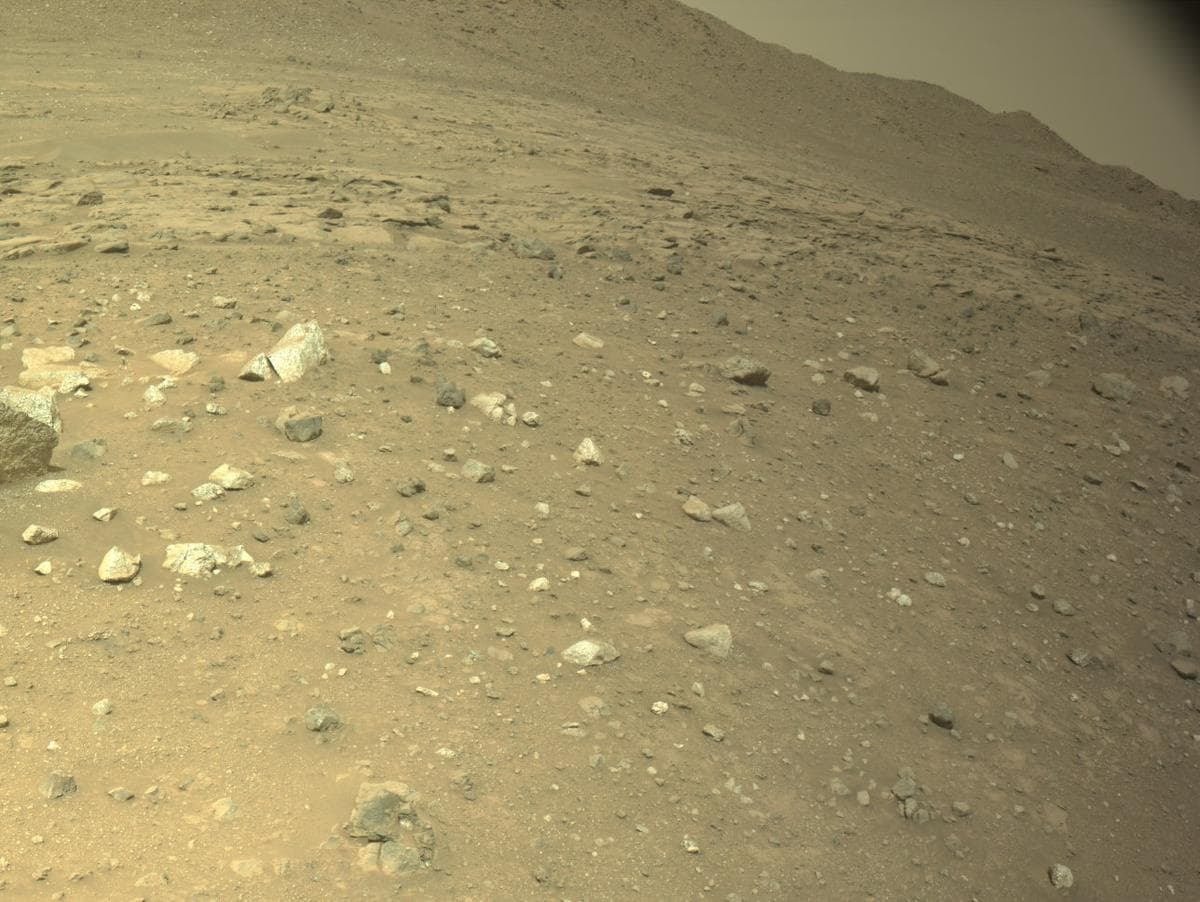 Mars image captured by NAVCAM_LEFT on Perseverance