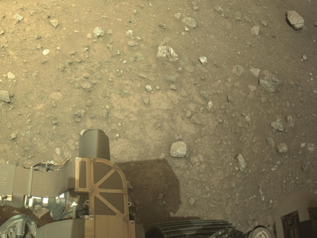 Mars image captured by NAVCAM_LEFT on Perseverance