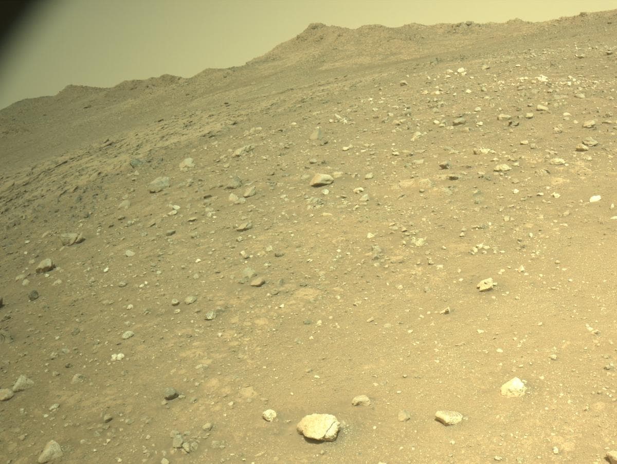 Mars image captured by NAVCAM_LEFT on Perseverance