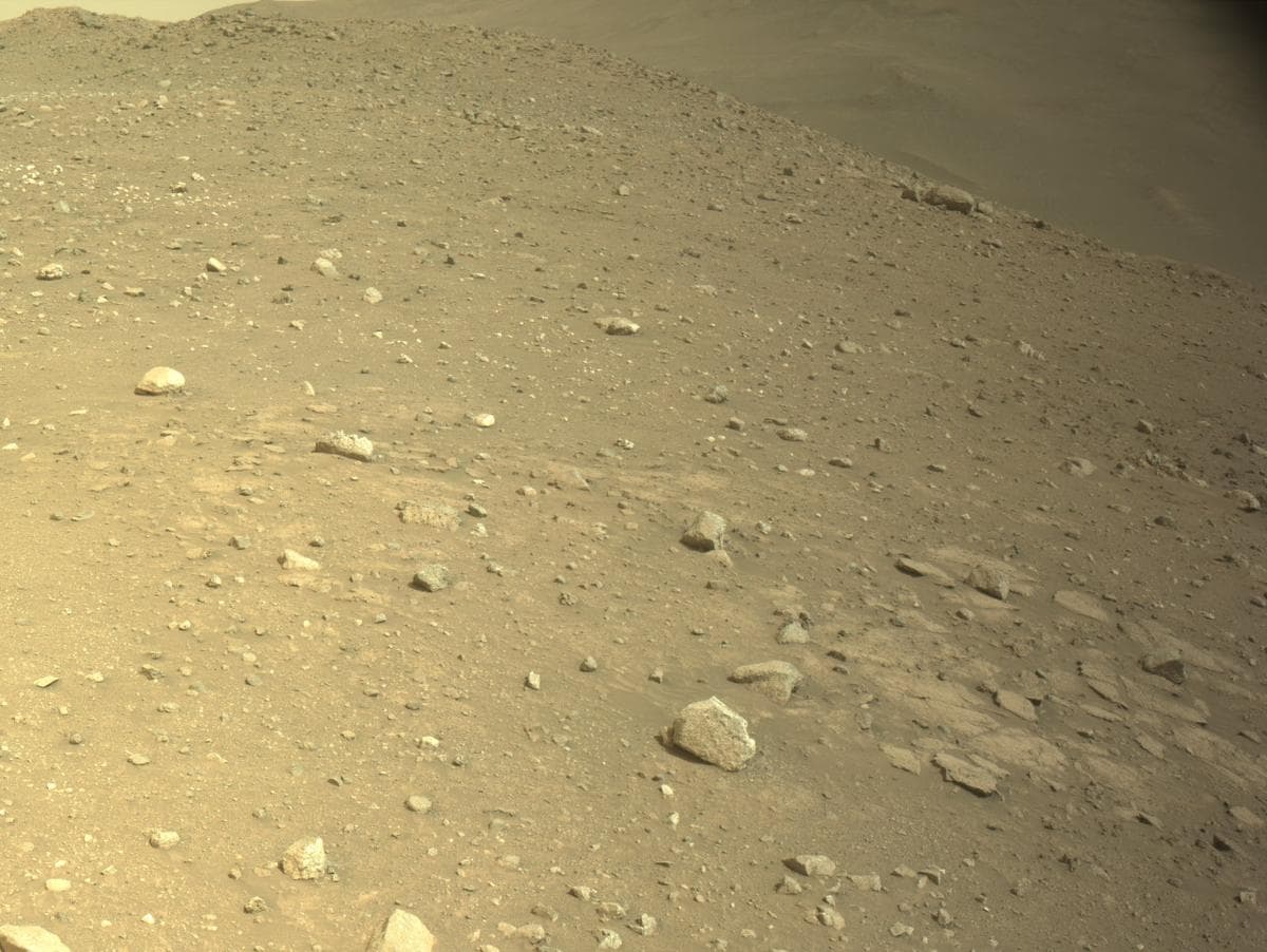 Mars image captured by NAVCAM_LEFT on Perseverance