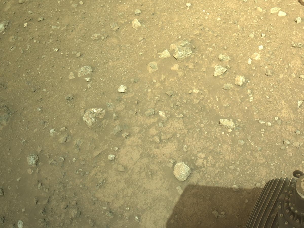 Mars image captured by NAVCAM_LEFT on Perseverance