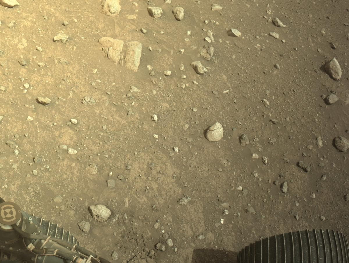 Mars image captured by NAVCAM_LEFT on Perseverance