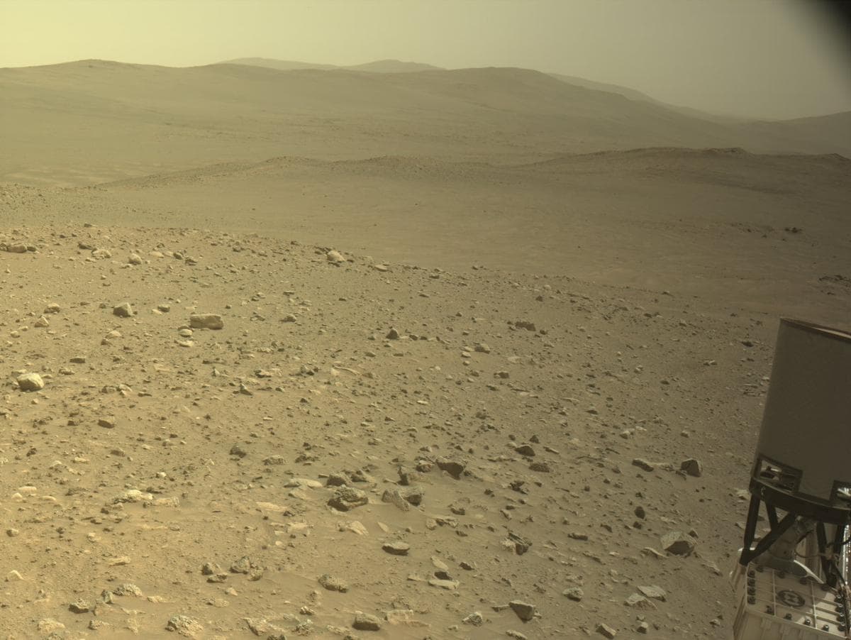 Mars image captured by NAVCAM_LEFT on Perseverance