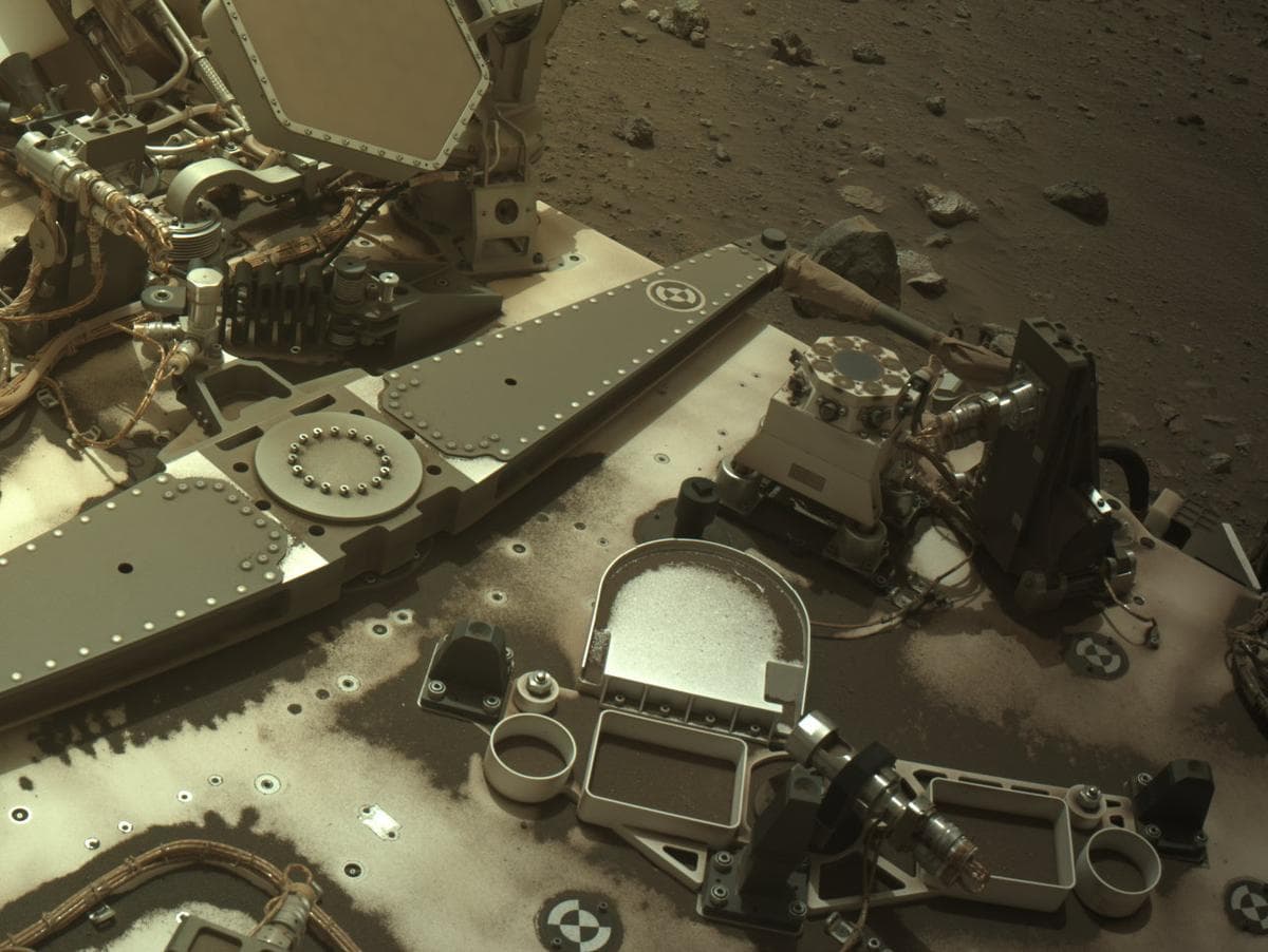 Mars image captured by NAVCAM_LEFT on Perseverance