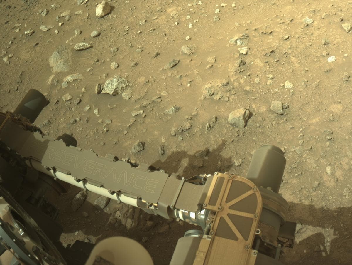 Mars image captured by NAVCAM_RIGHT on Perseverance