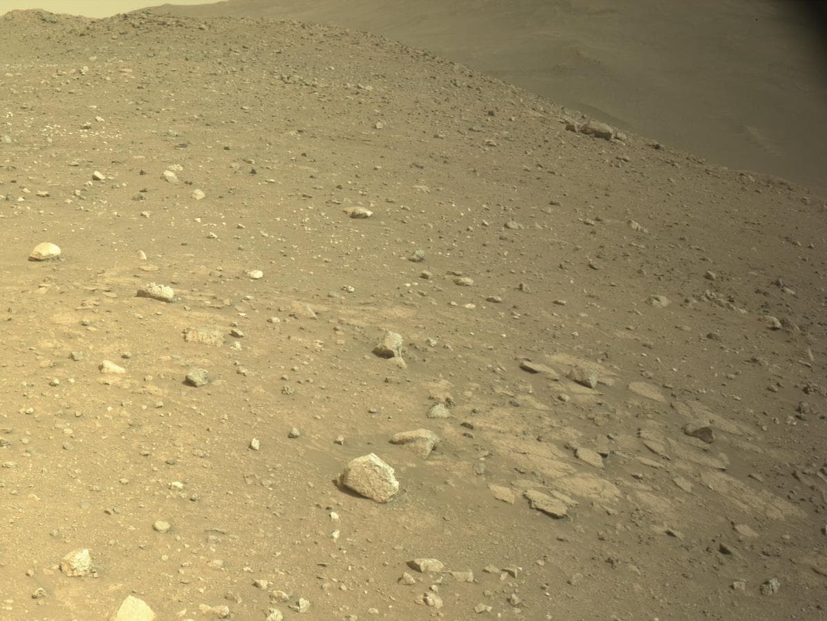 Mars image captured by NAVCAM_RIGHT on Perseverance