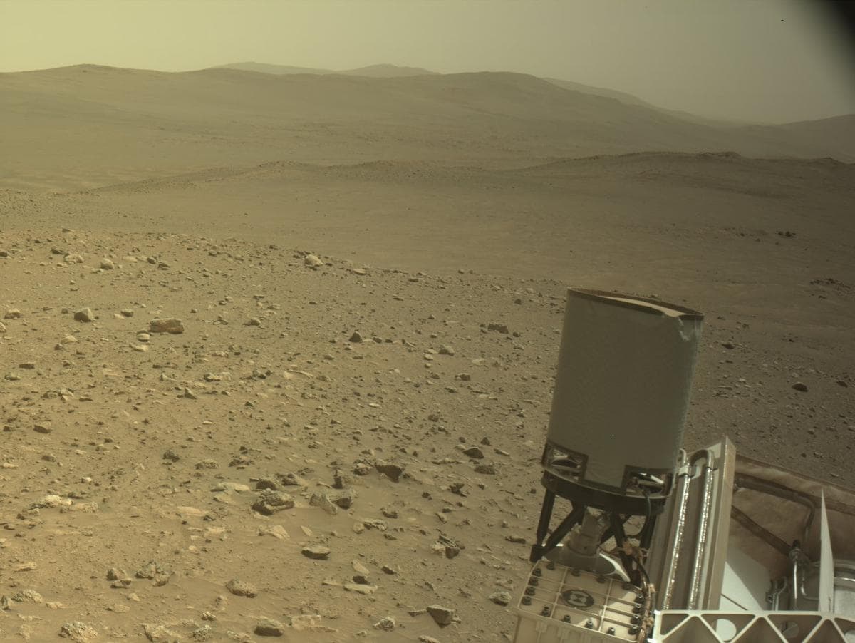 Mars image captured by NAVCAM_RIGHT on Perseverance