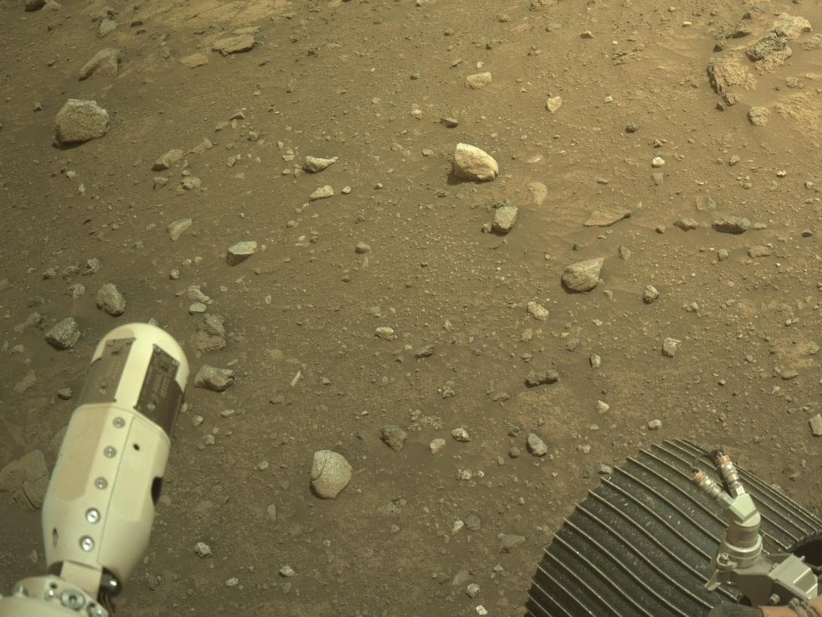 Mars image captured by NAVCAM_RIGHT on Perseverance