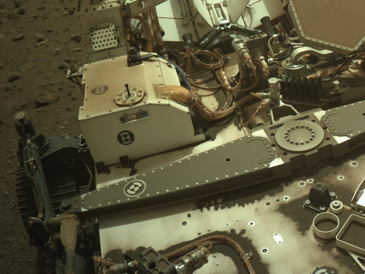 Mars image captured by NAVCAM_RIGHT on Perseverance