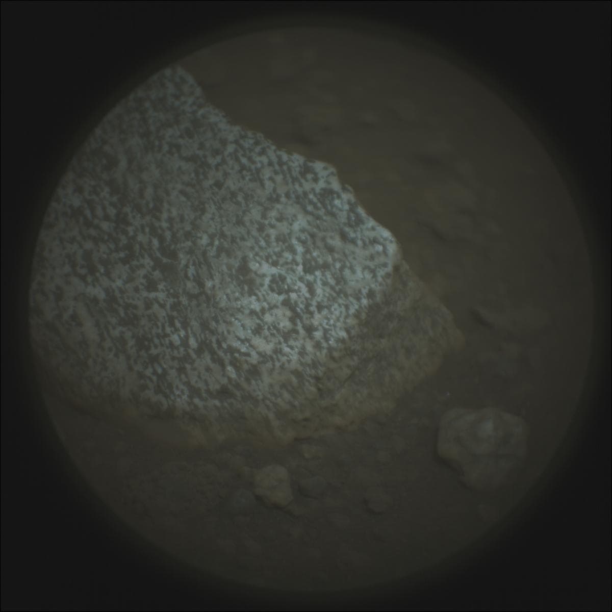 Mars image captured by SUPERCAM_RMI on Perseverance