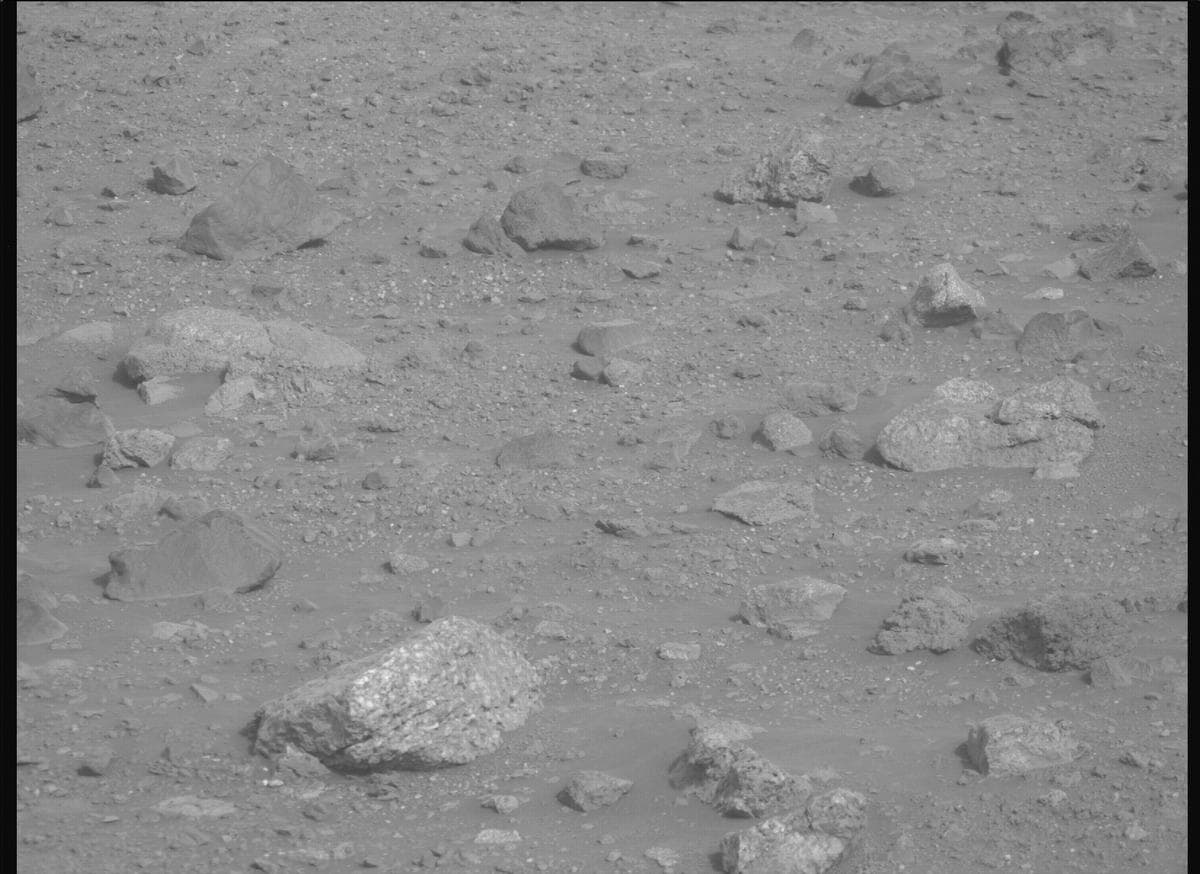 Mars image captured by MCZ_RIGHT on Perseverance