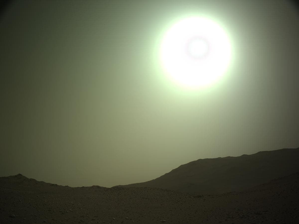 Mars image captured by NAVCAM_LEFT on Perseverance