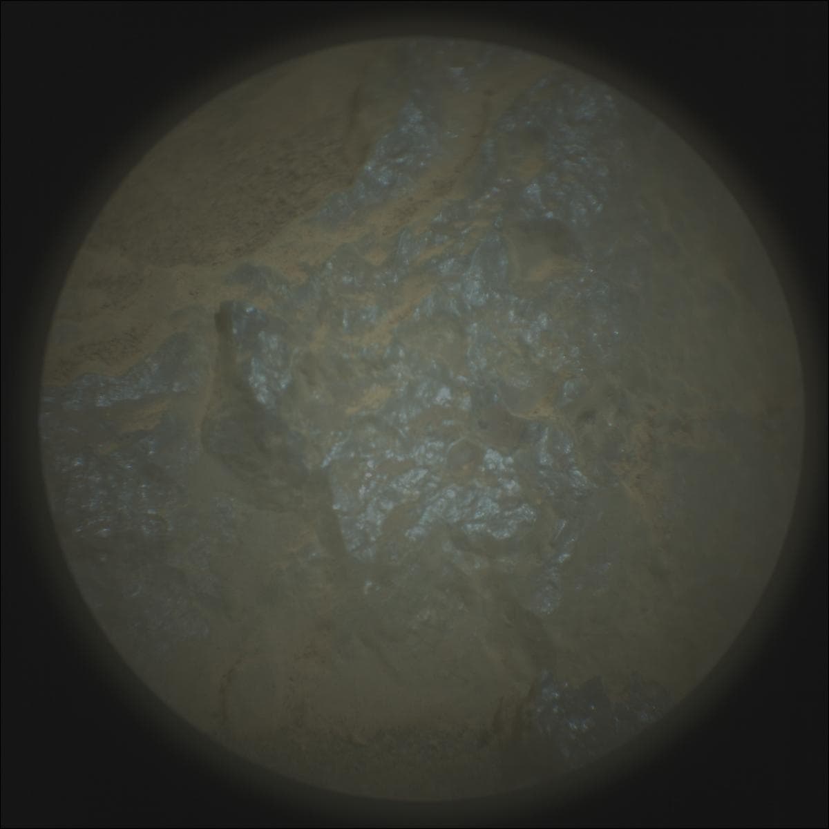 Mars image captured by SUPERCAM_RMI on Perseverance