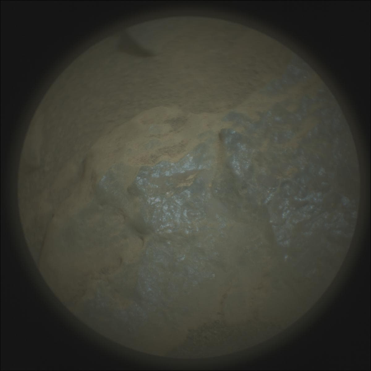 Mars image captured by SUPERCAM_RMI on Perseverance
