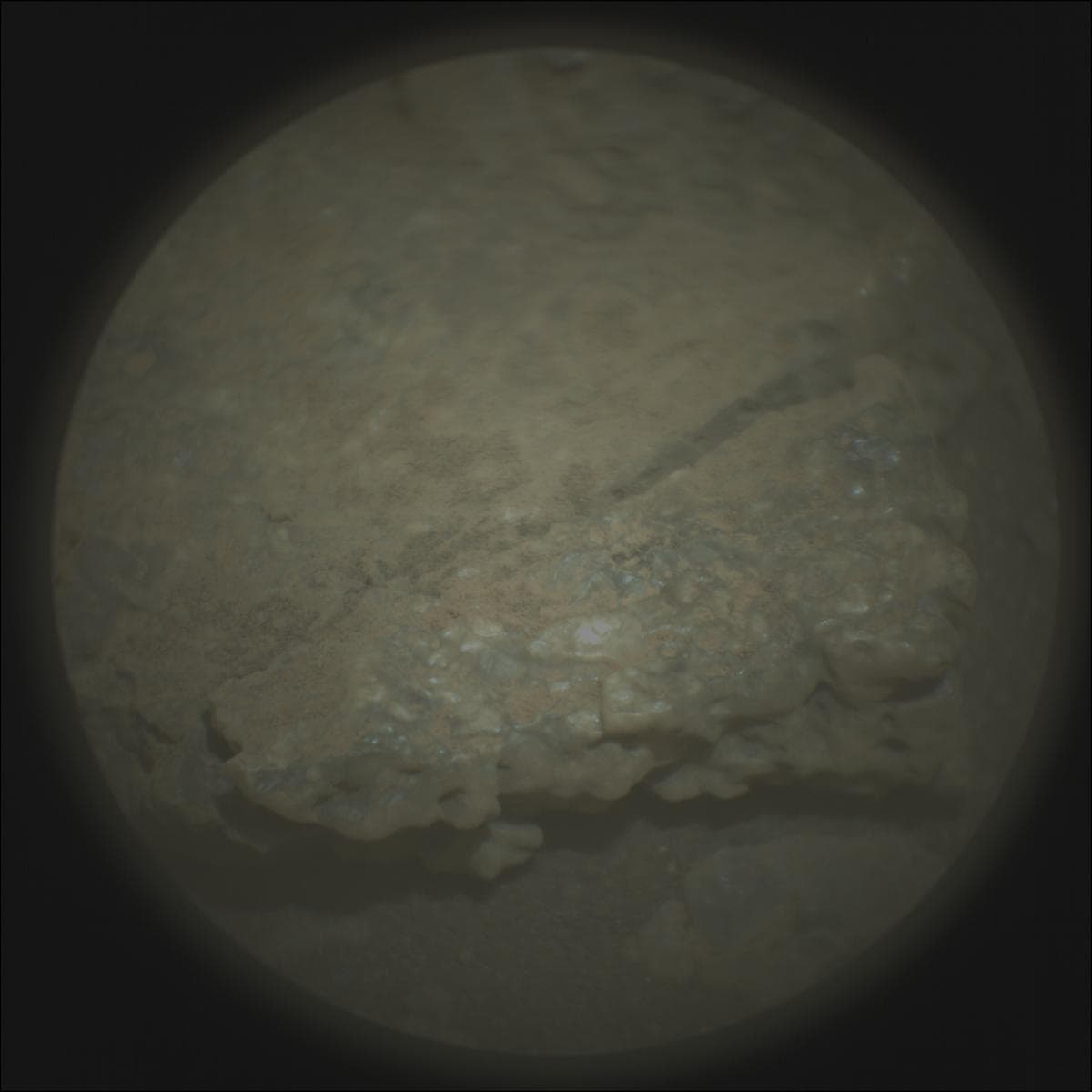Mars image captured by SUPERCAM_RMI on Perseverance