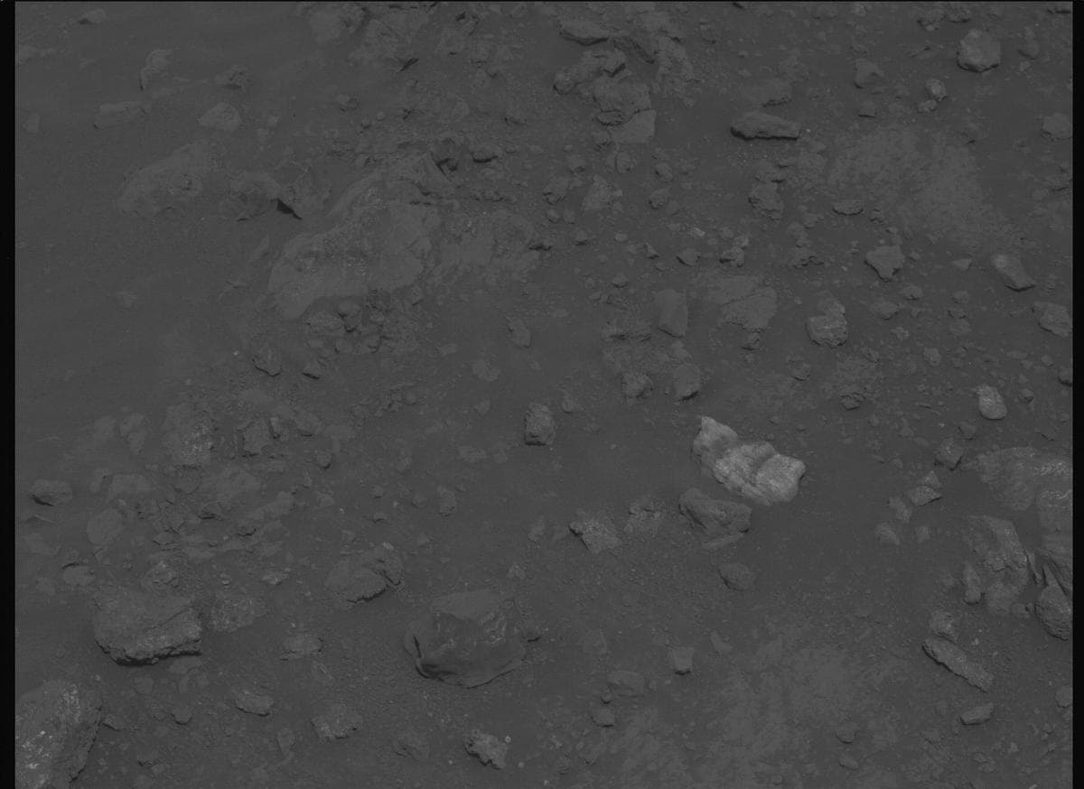 Mars image captured by MCZ_LEFT on Perseverance