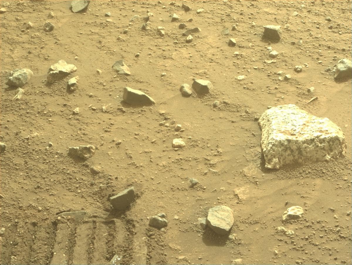 Mars image captured by FRONT_HAZCAM_RIGHT_A on Perseverance