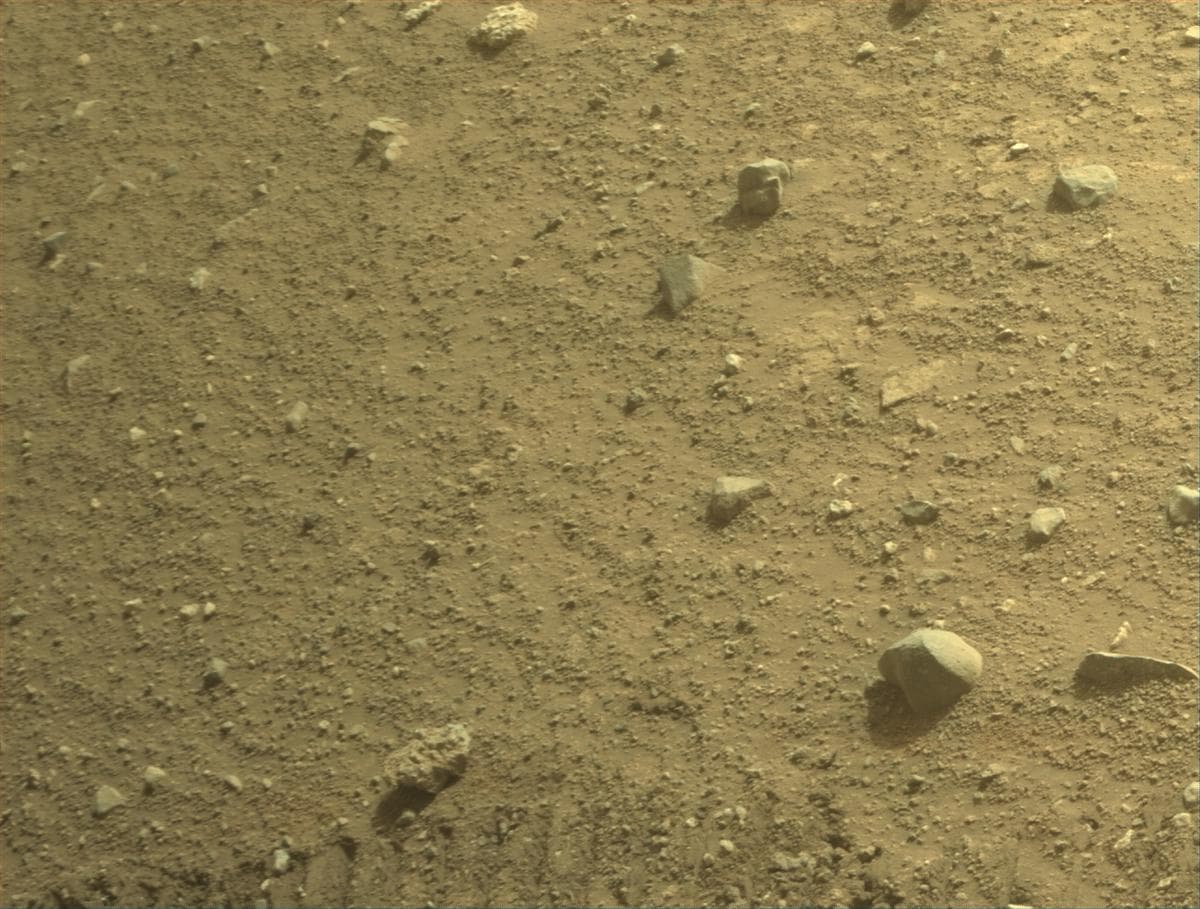 Mars image captured by FRONT_HAZCAM_RIGHT_A on Perseverance