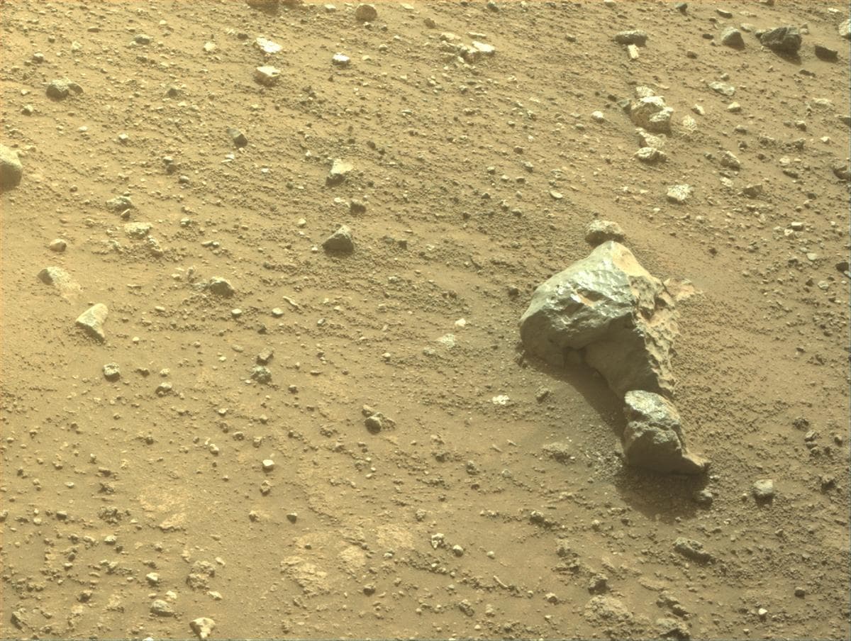 Mars image captured by FRONT_HAZCAM_RIGHT_A on Perseverance
