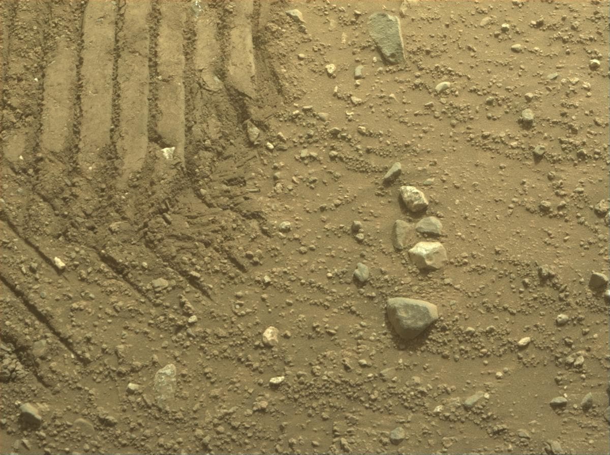 Mars image captured by FRONT_HAZCAM_RIGHT_A on Perseverance