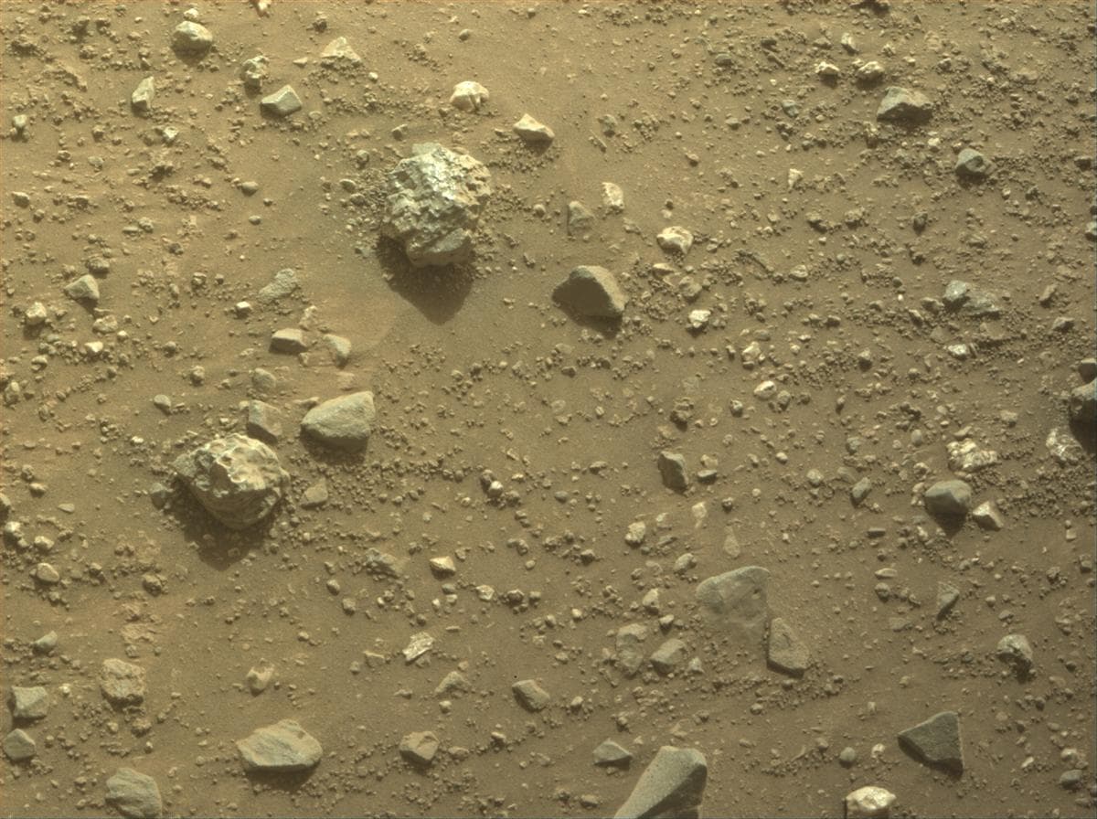 Mars image captured by FRONT_HAZCAM_RIGHT_A on Perseverance