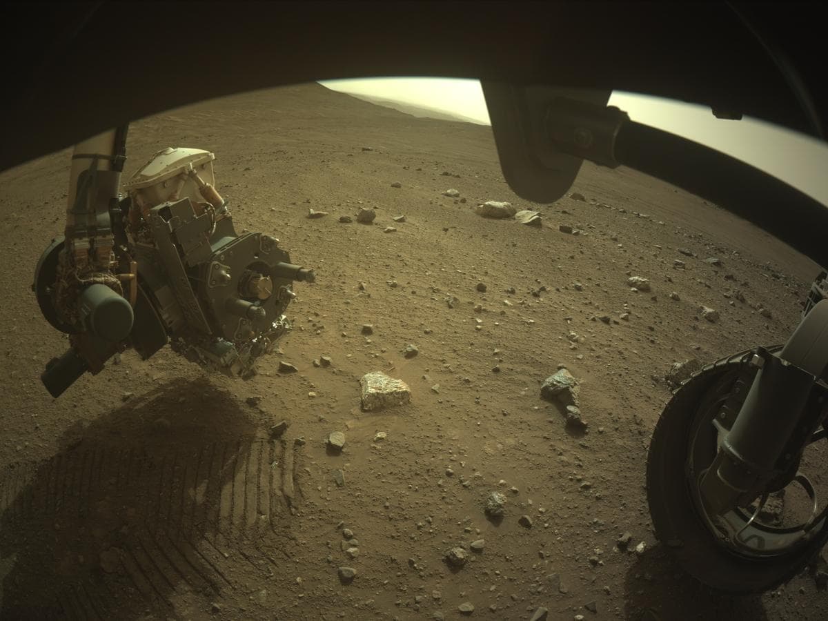 Mars rover photo