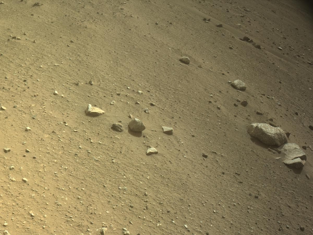 Mars image captured by NAVCAM_LEFT on Perseverance