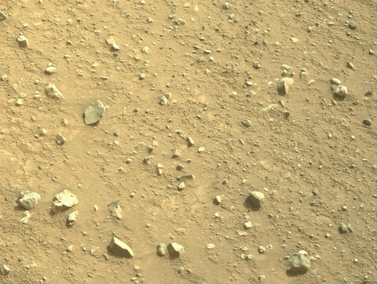 Mars image captured by NAVCAM_LEFT on Perseverance