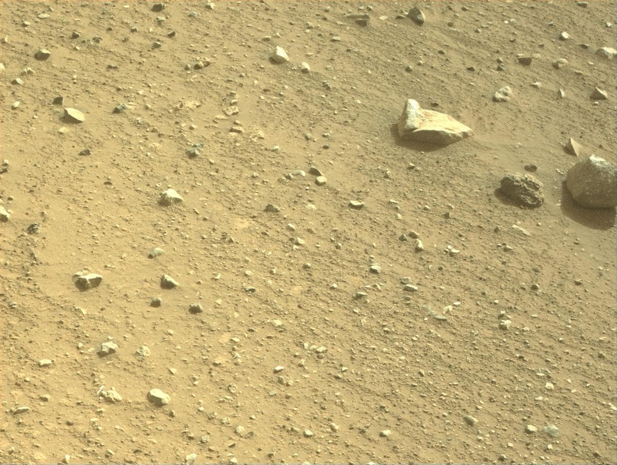 Mars image captured by NAVCAM_LEFT on Perseverance