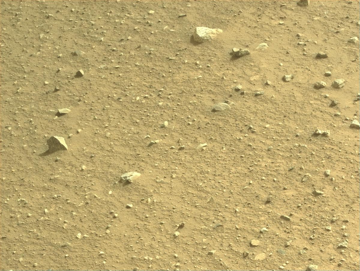 Mars image captured by NAVCAM_LEFT on Perseverance