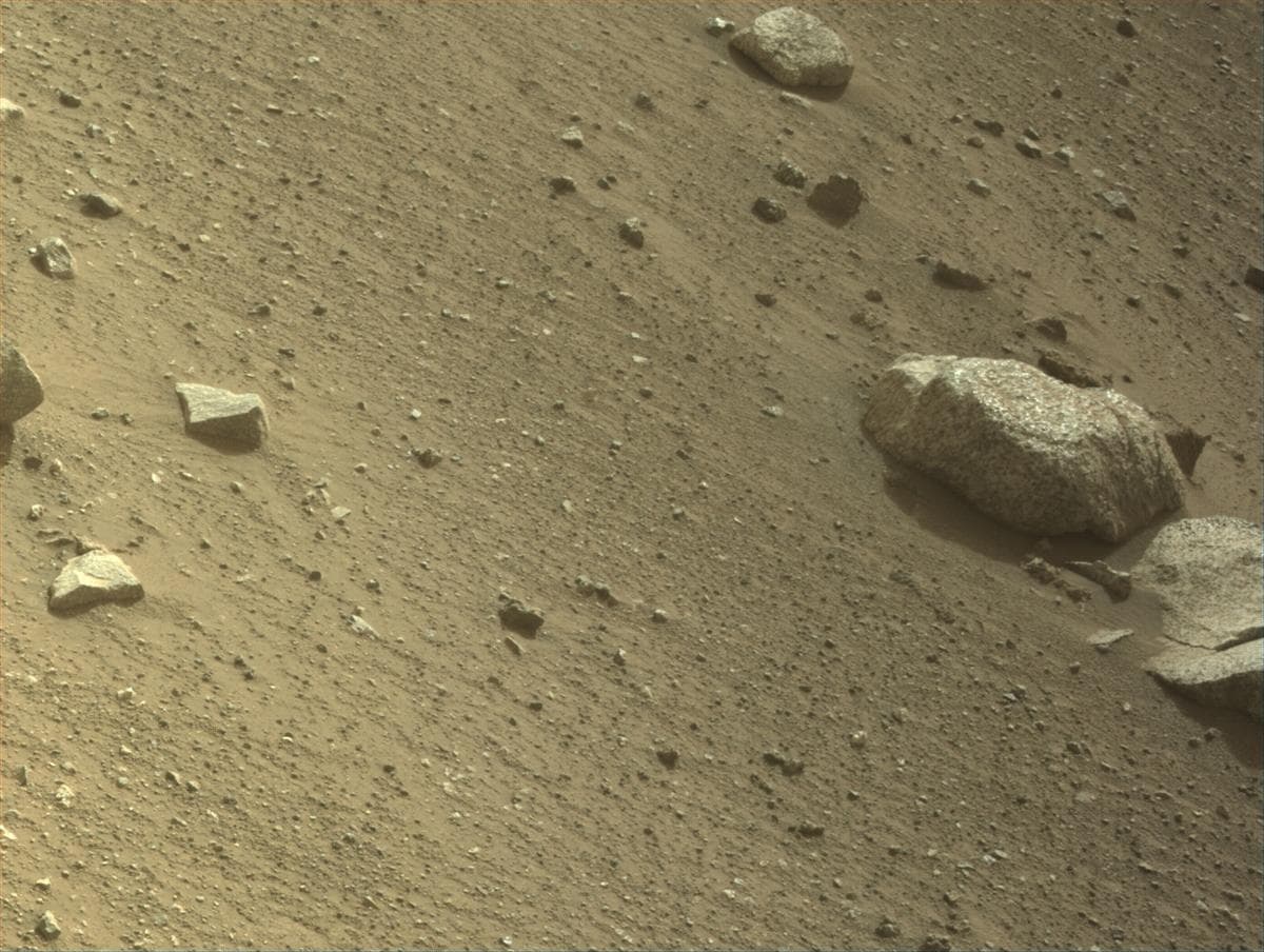 Mars image captured by NAVCAM_LEFT on Perseverance