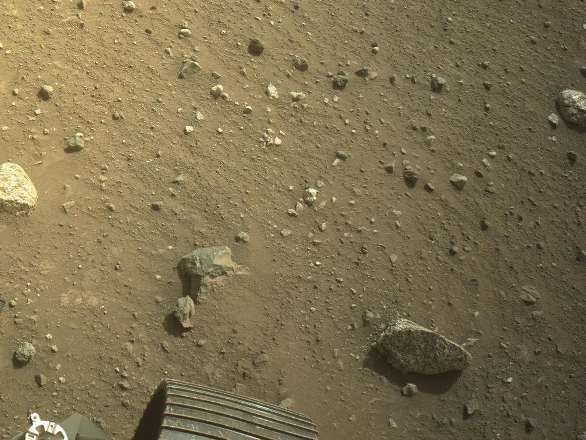Mars image captured by NAVCAM_RIGHT on Perseverance