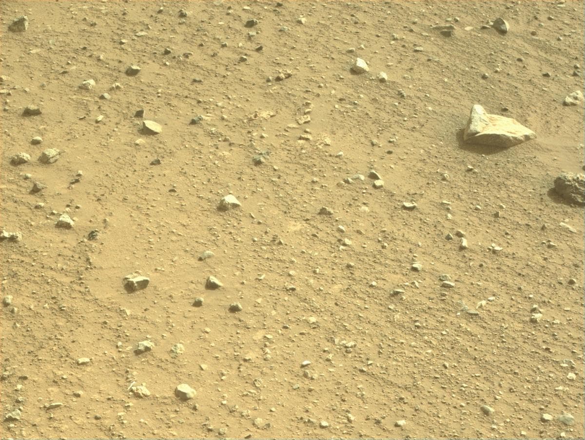 Mars image captured by NAVCAM_RIGHT on Perseverance