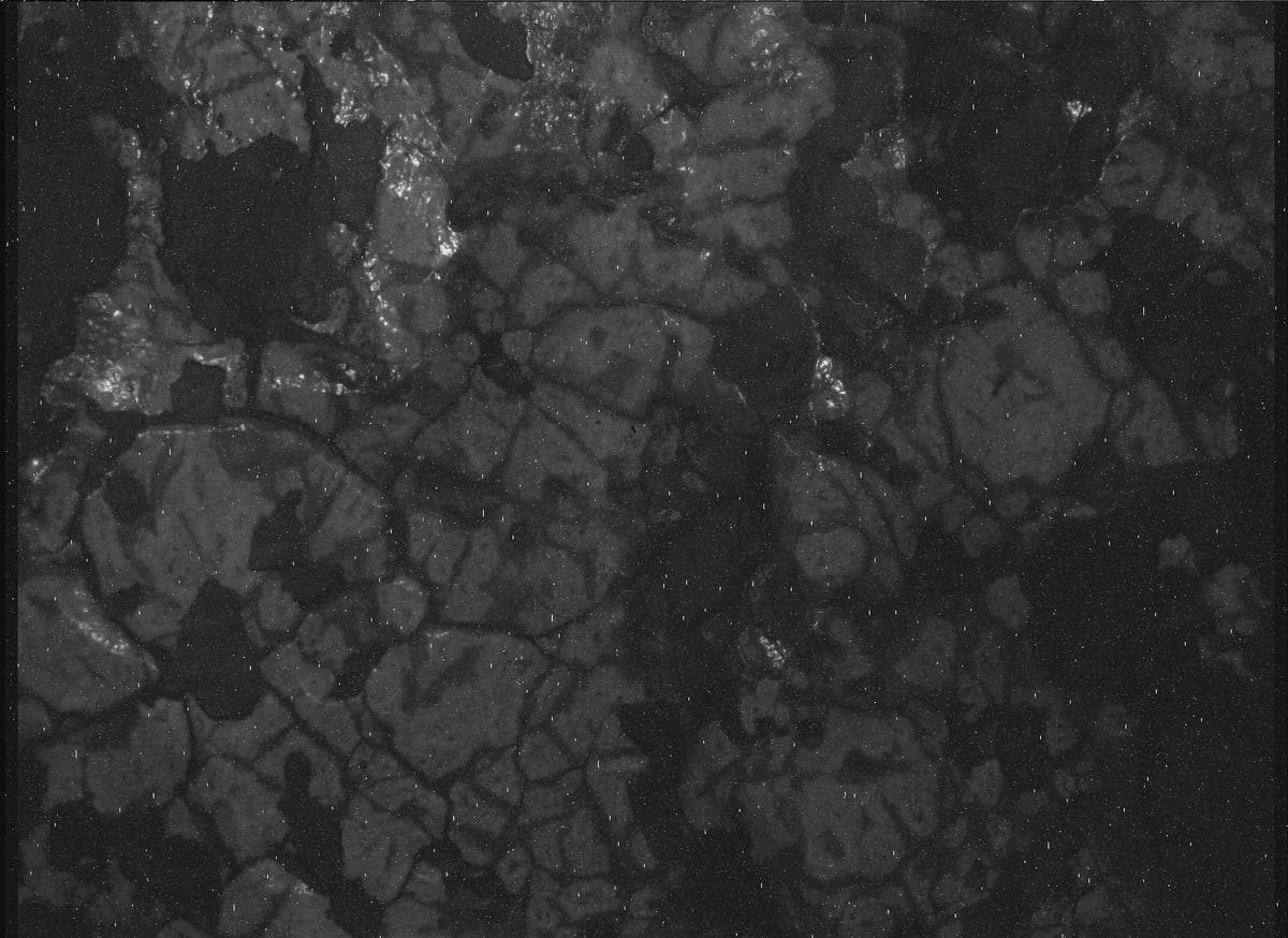 Mars image captured by SHERLOC_WATSON on Perseverance