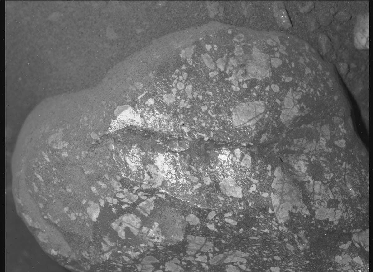 Mars image captured by SHERLOC_WATSON on Perseverance