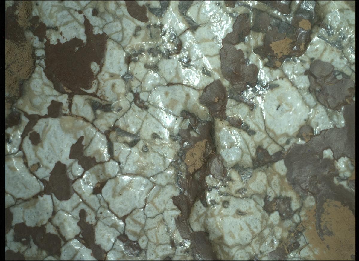 Mars image captured by SHERLOC_WATSON on Perseverance