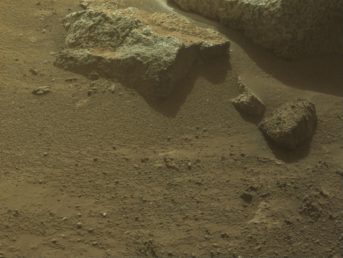 Mars image captured by FRONT_HAZCAM_LEFT_A on Perseverance