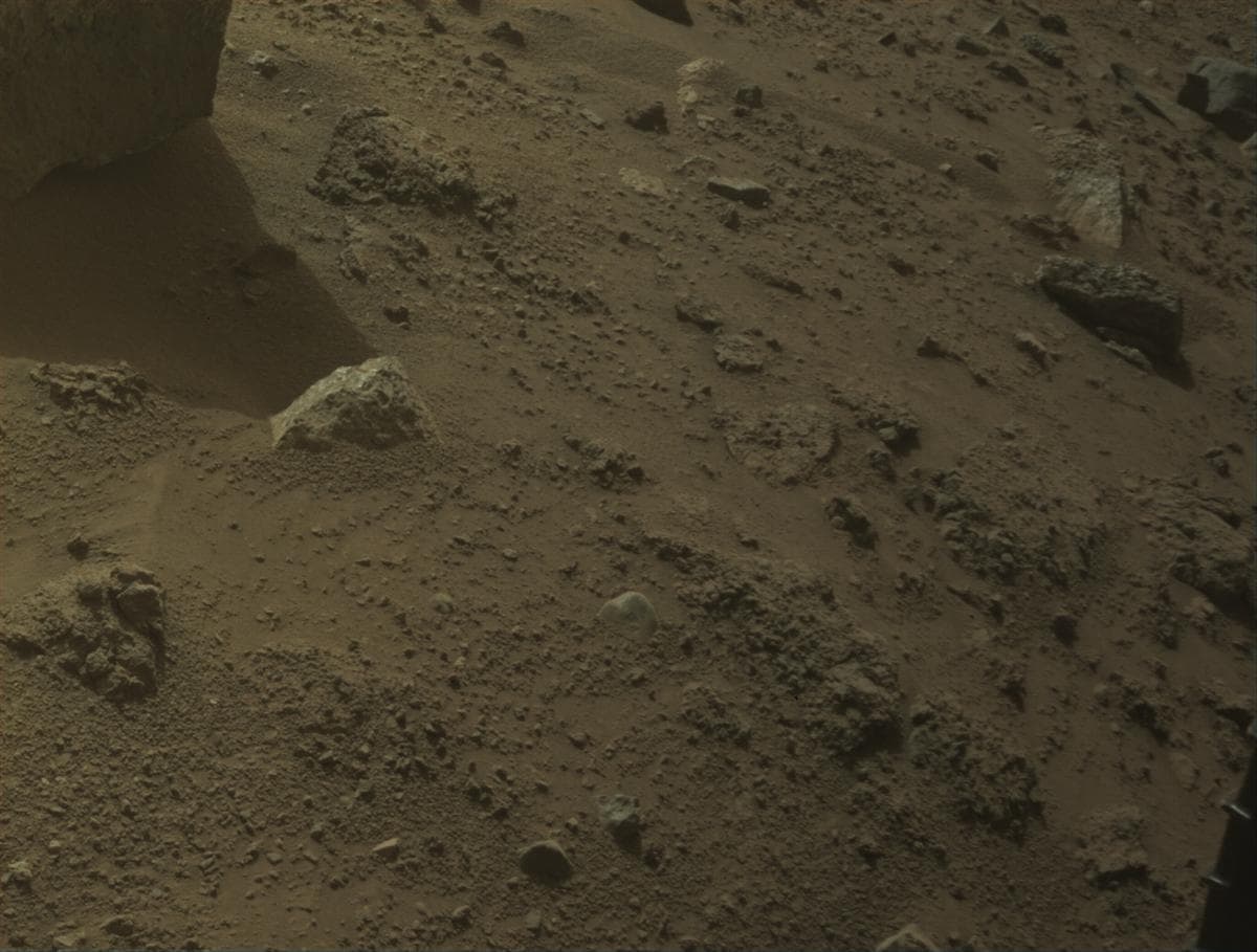 Mars image captured by FRONT_HAZCAM_LEFT_A on Perseverance