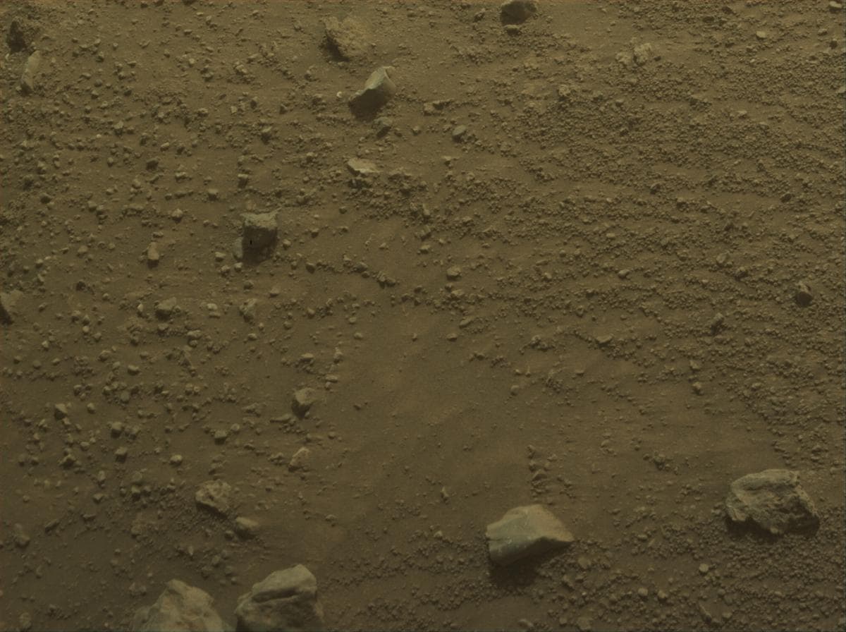 Mars image captured by FRONT_HAZCAM_LEFT_A on Perseverance