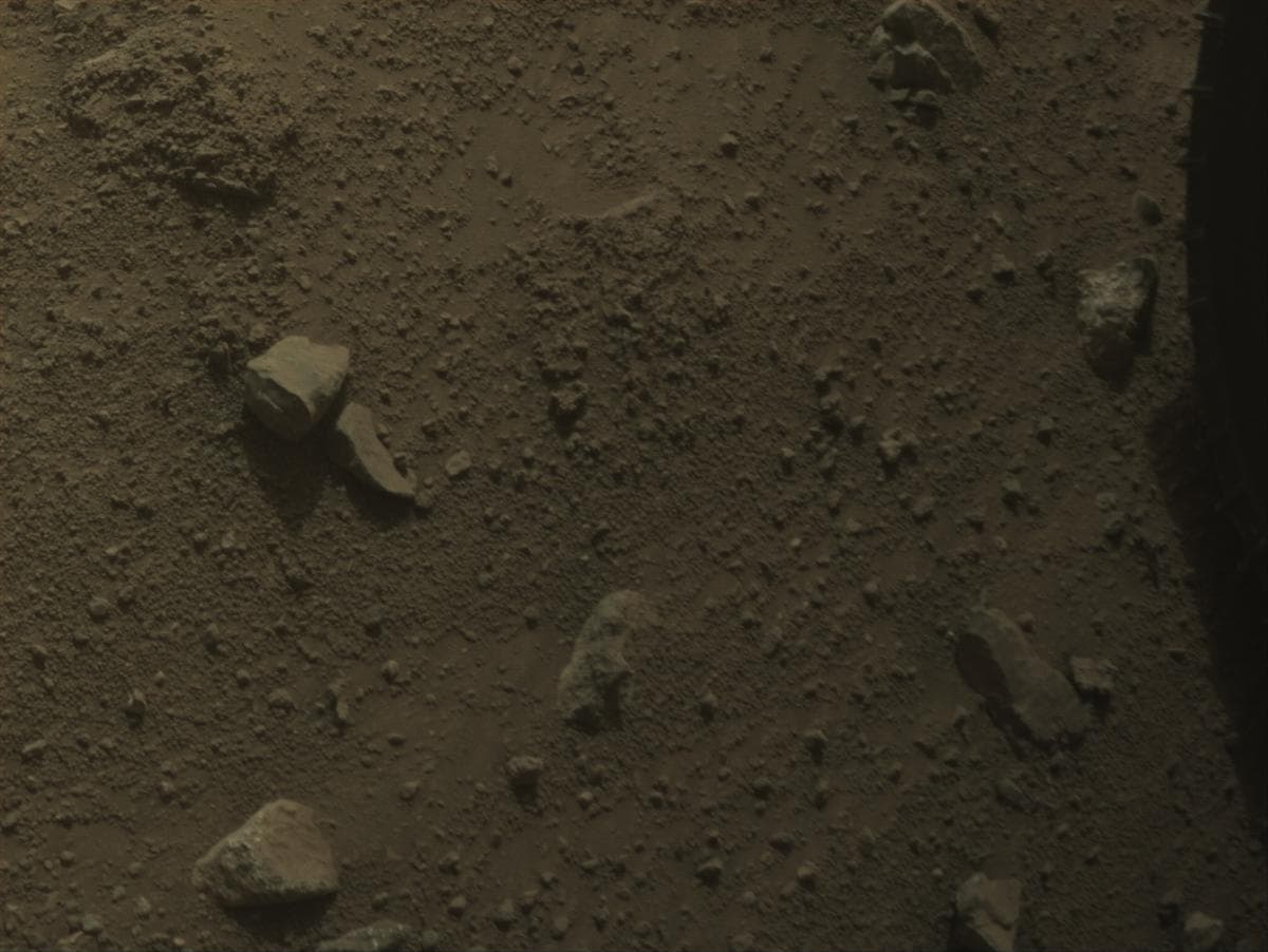 Mars image captured by FRONT_HAZCAM_LEFT_A on Perseverance