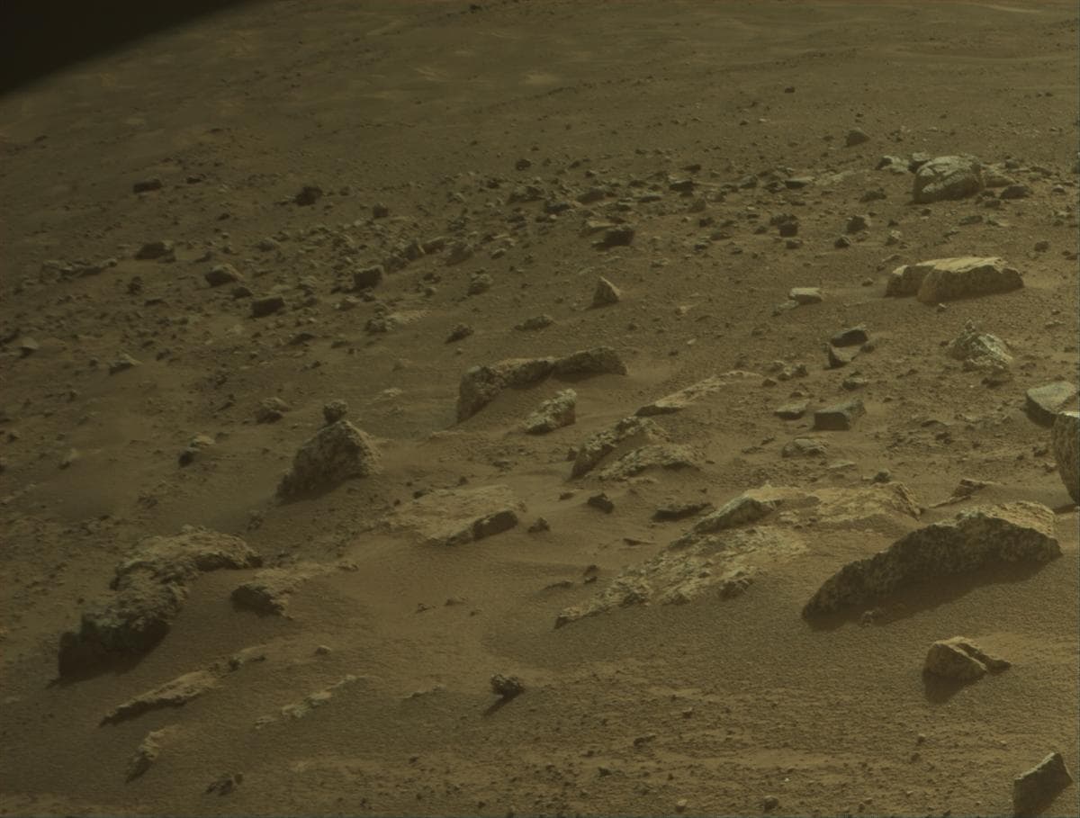 Mars image captured by FRONT_HAZCAM_RIGHT_A on Perseverance