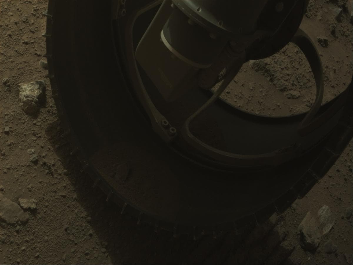 Mars image captured by FRONT_HAZCAM_RIGHT_A on Perseverance