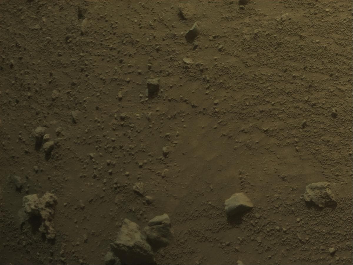 Mars image captured by FRONT_HAZCAM_RIGHT_A on Perseverance