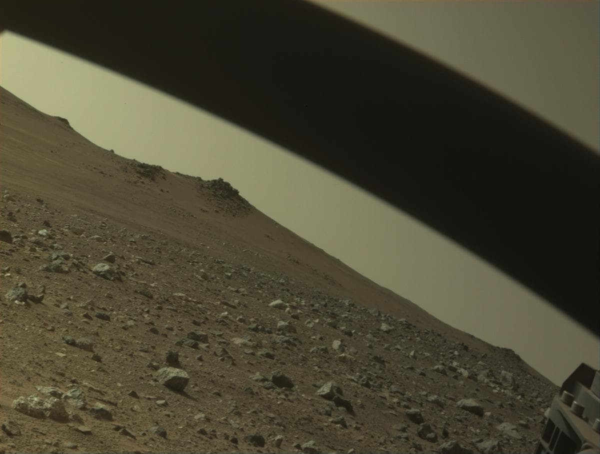 Mars image captured by FRONT_HAZCAM_RIGHT_A on Perseverance