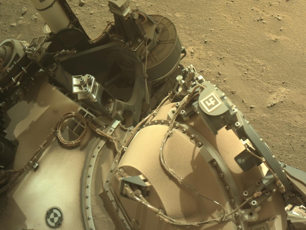 Mars image captured by NAVCAM_LEFT on Perseverance