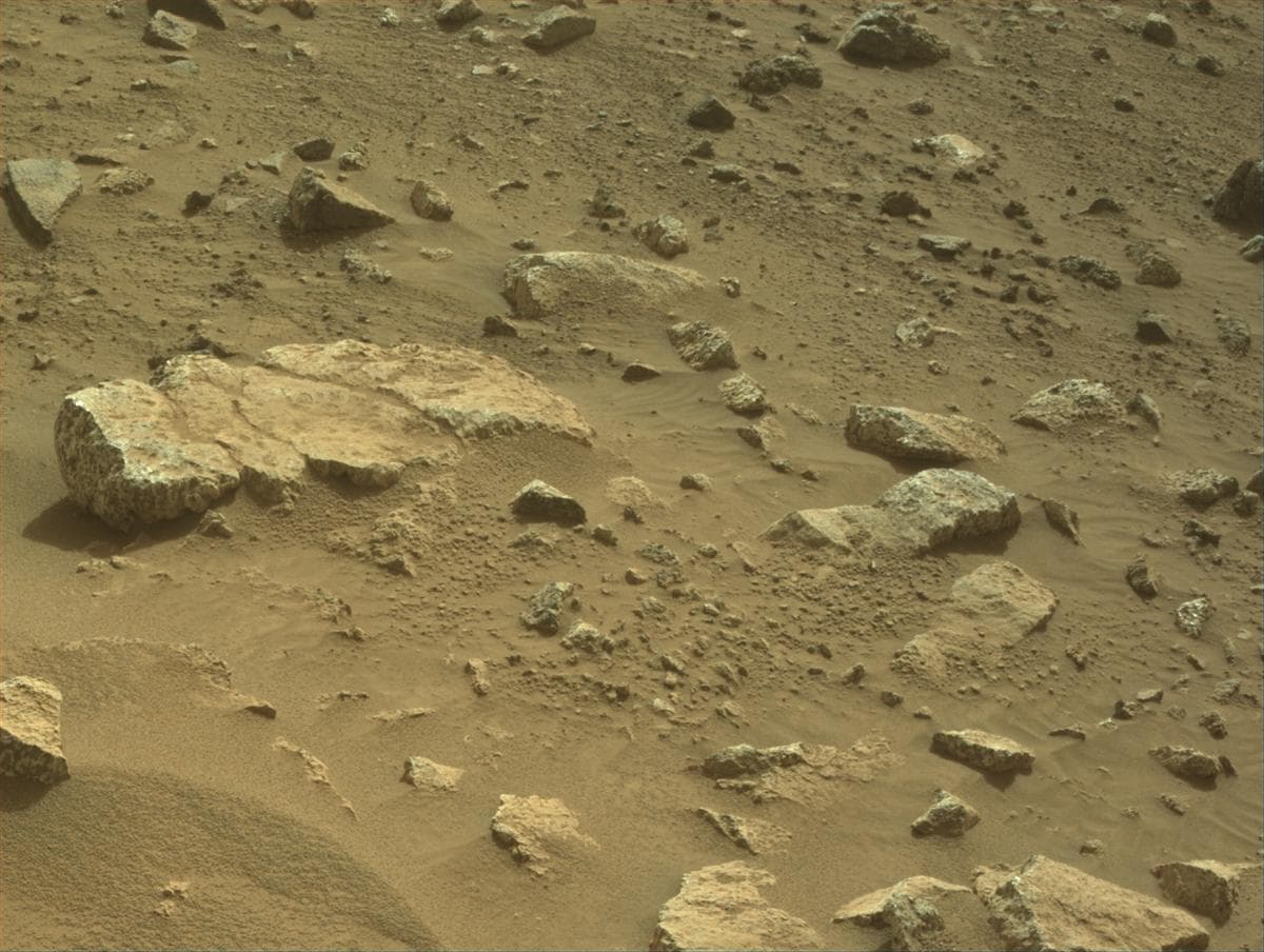 Mars image captured by NAVCAM_LEFT on Perseverance